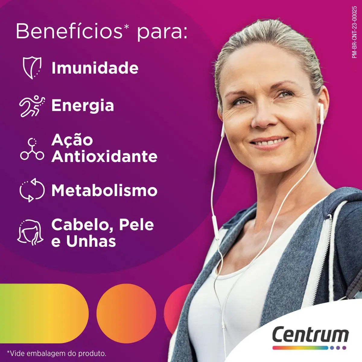 Kit Polivitamínico Centrum Essentials Mulher 60 + 30 comprimidos
