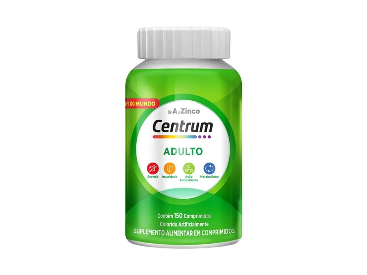 Centrum Adulto Multivitaminico Diário Adulto de A a Z, com Magnesio e Vitamina D, 150 comprimidos