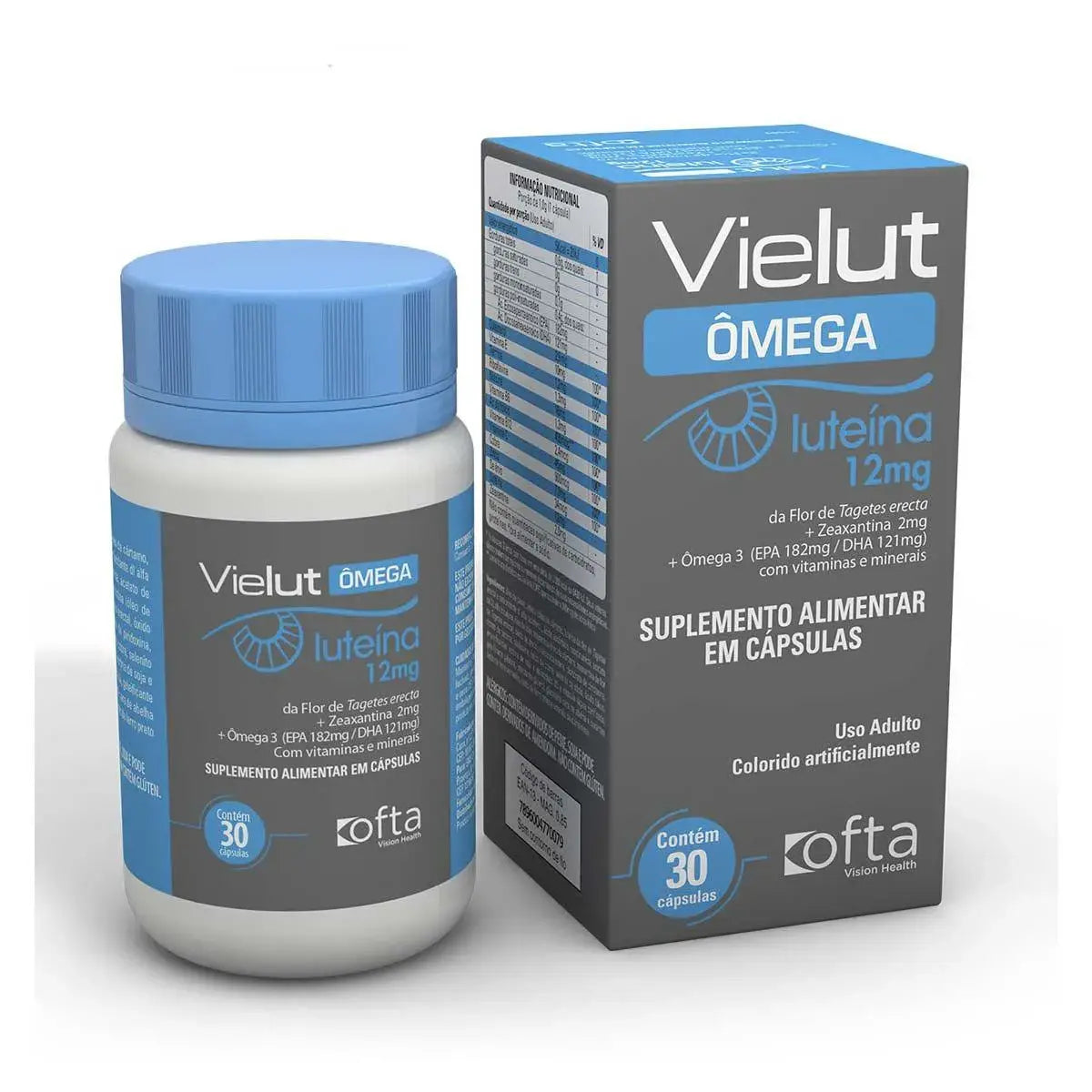 Polivitamínico Vielut Ômega para Visão 30 cápsulas