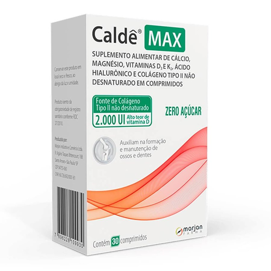 Polivitamínico Caldê Max 30 Comprimidos